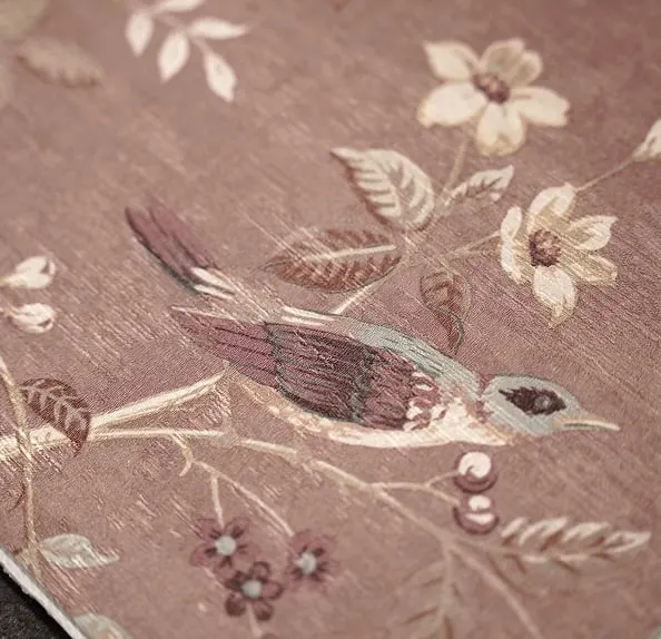 Early chinoiserie wallpapers were hand-painted